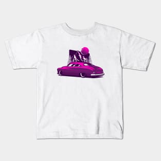 Purple Mercury Coupe Classic Kids T-Shirt